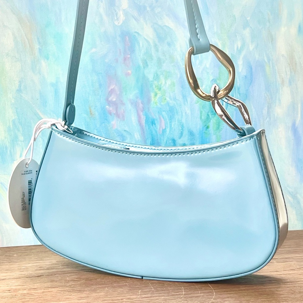 NWT Staud Ollie Shoulder Bag Mist 🌟Rare🌟 - Picture 8 of 15